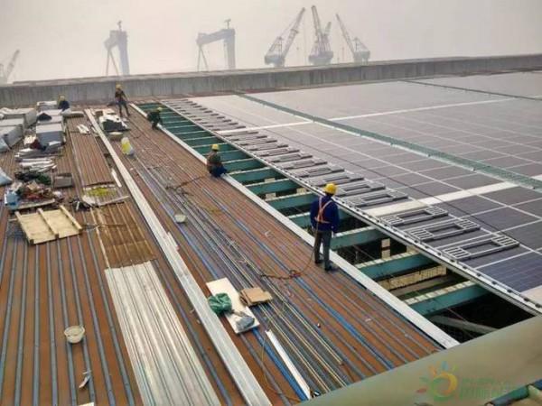 日前,广西建工二安公司以epc工程总承包方式承建常石(舟山)太阳能光伏